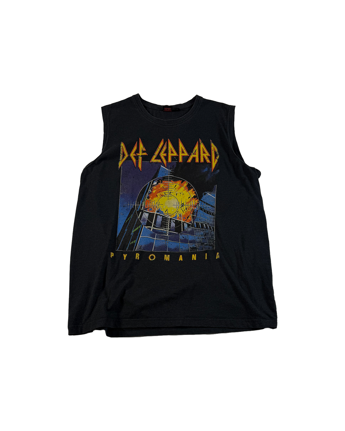 Def Leppard Pyromania Cut-Off T-Shirt