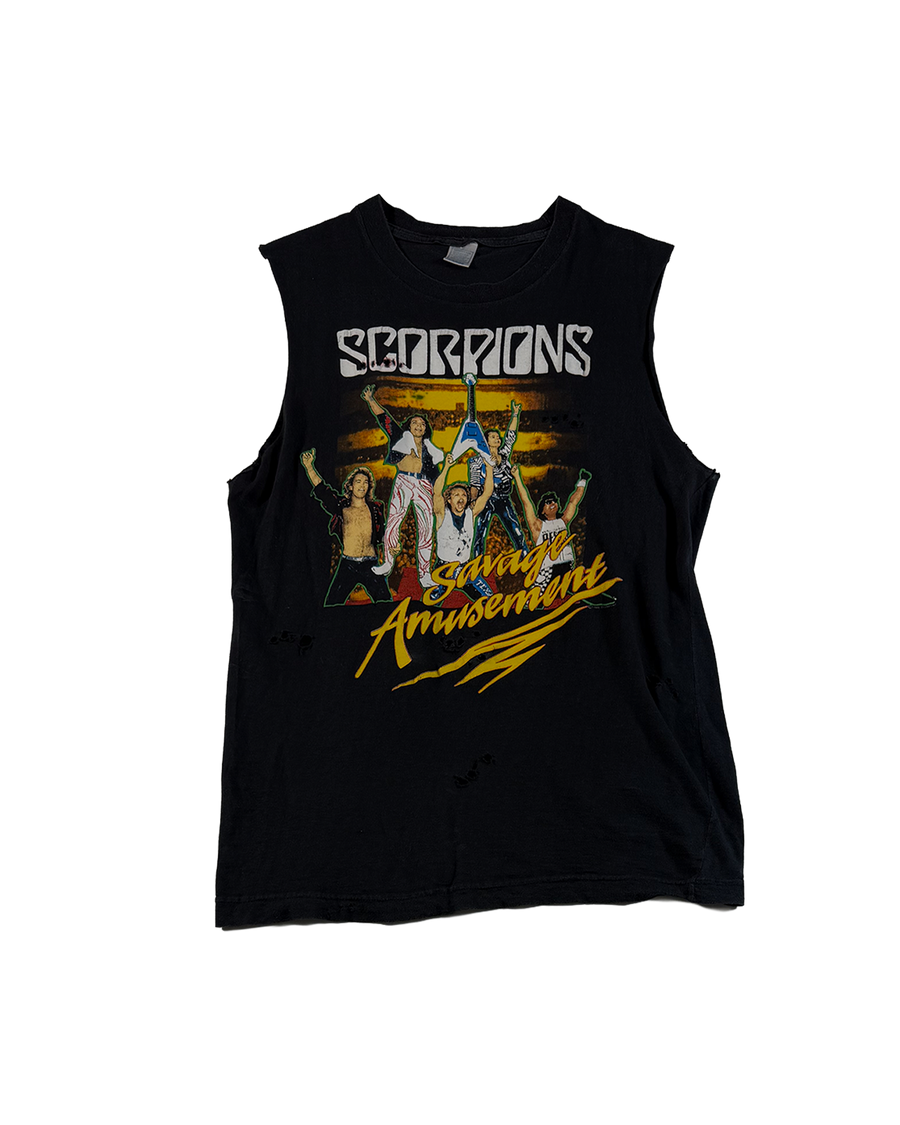 Scorpions Savage Amusement World Tour 88–89 Cut-Off T-Shirt